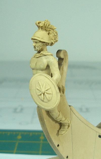 Ship model figurehead for the frigate Confederacy